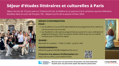 Séjour littéraire 2023