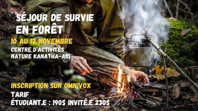 survie en foret