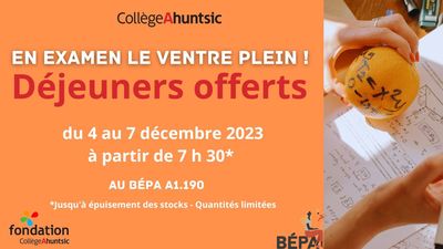 en examen le ventre plein