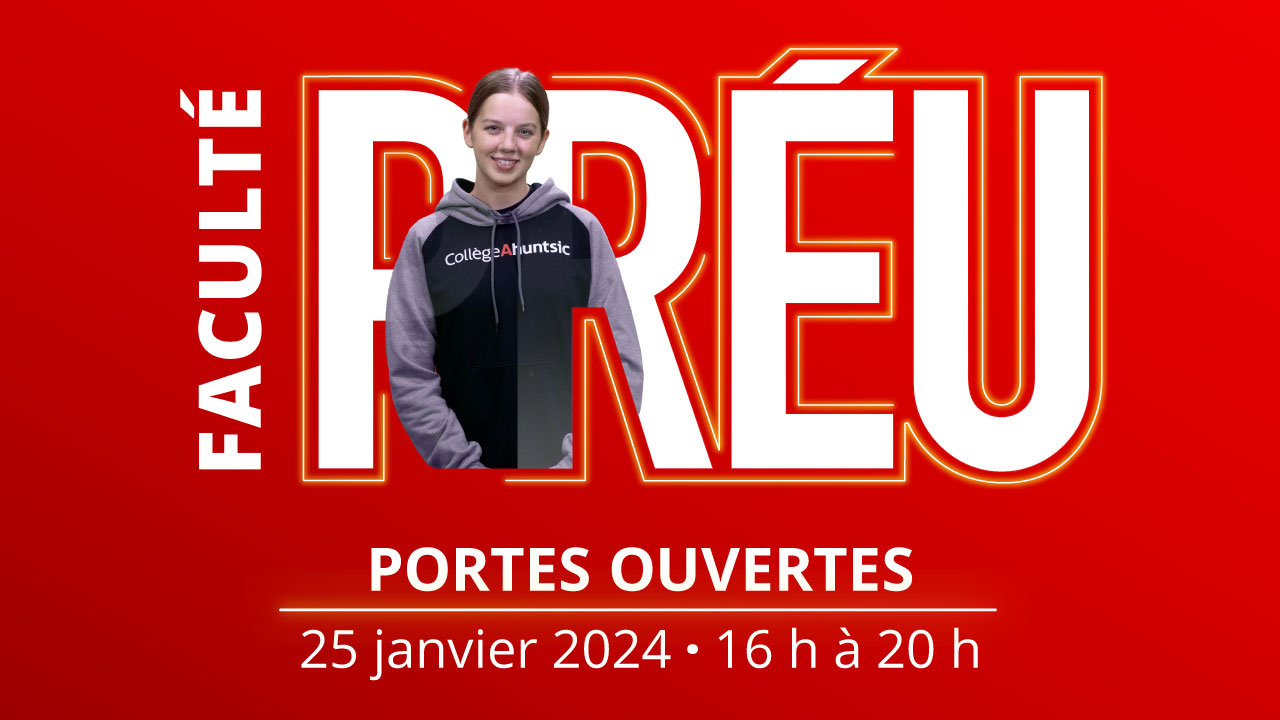 Faculté PRÉU - JPO 25 janvier 2024