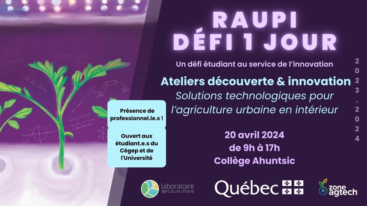 Défi Raupi jour 1
