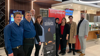 Nouvelle inauguration aire de service cafétéria