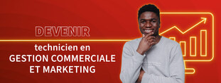 Gestion commerciale et marketing - rouge