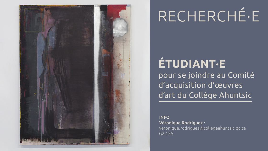 Étudiant·e recherché·e pour le Comité d'acquisition d'œuvres d'art