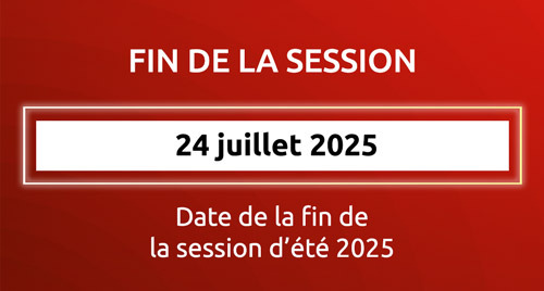 Fin de session - cours d'été 2025
