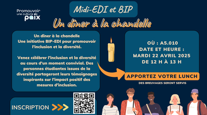 Dîner à la chandelle BIP-EDI