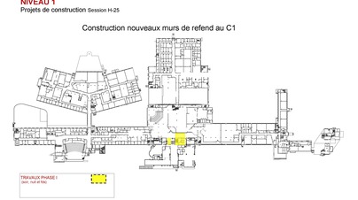 Travaux murs de renfend