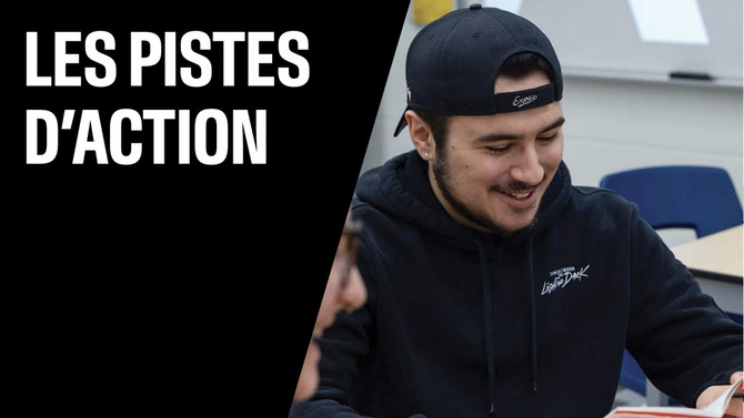 Pistes d'action - bloc de page