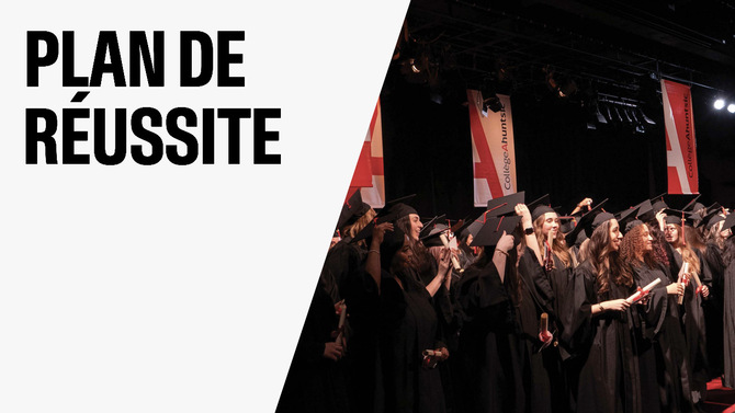 Plan de réussite - bloc de page