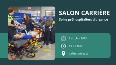 Salon carrière - Soins préhospitaliers d'urgence 2025