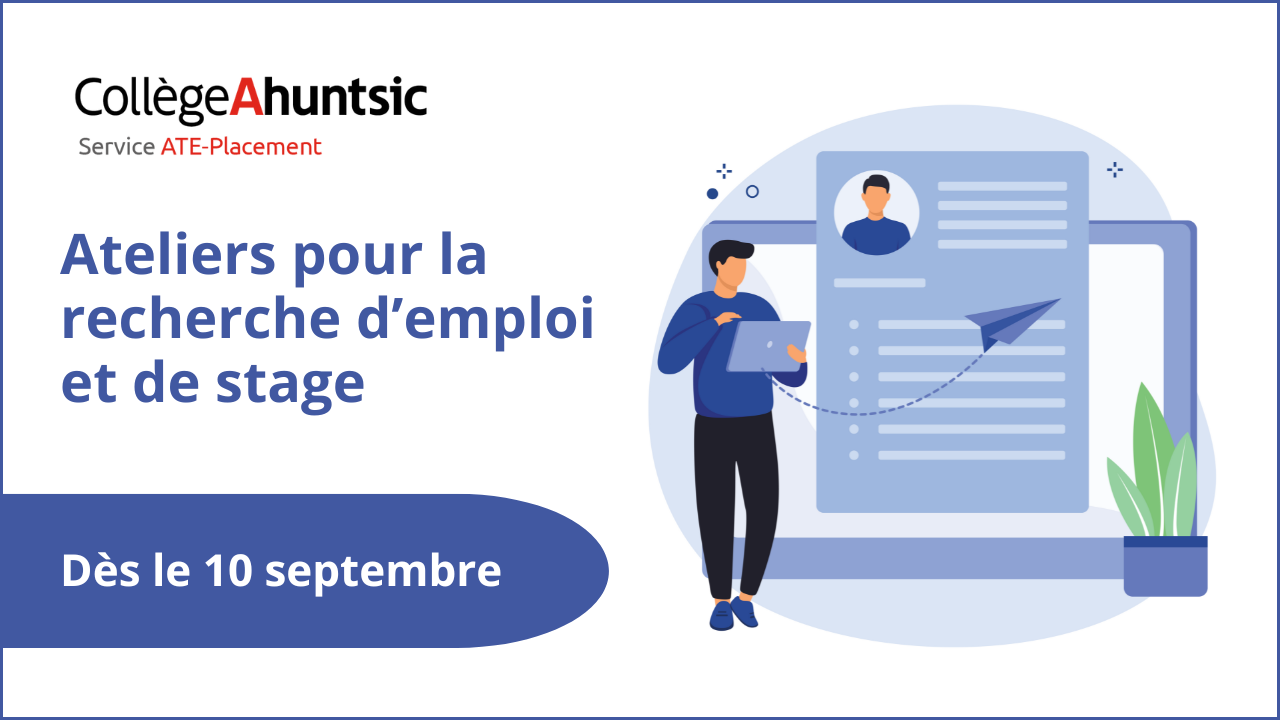 Ateliers pour la rechercher d'emploi - Automne 2025