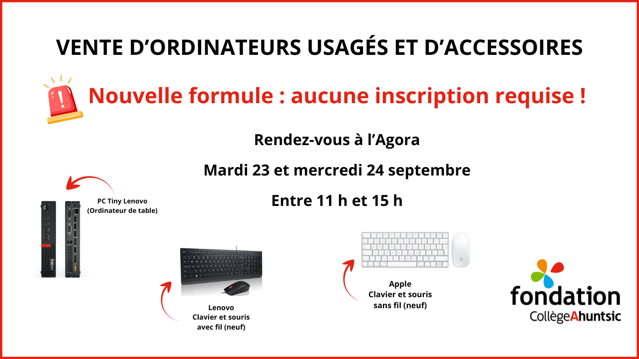 Fondation - visuel tuile vente ordi A25