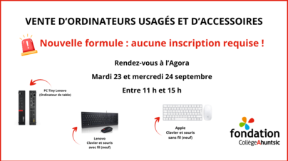 Fondation - visuel tuile vente ordi A25