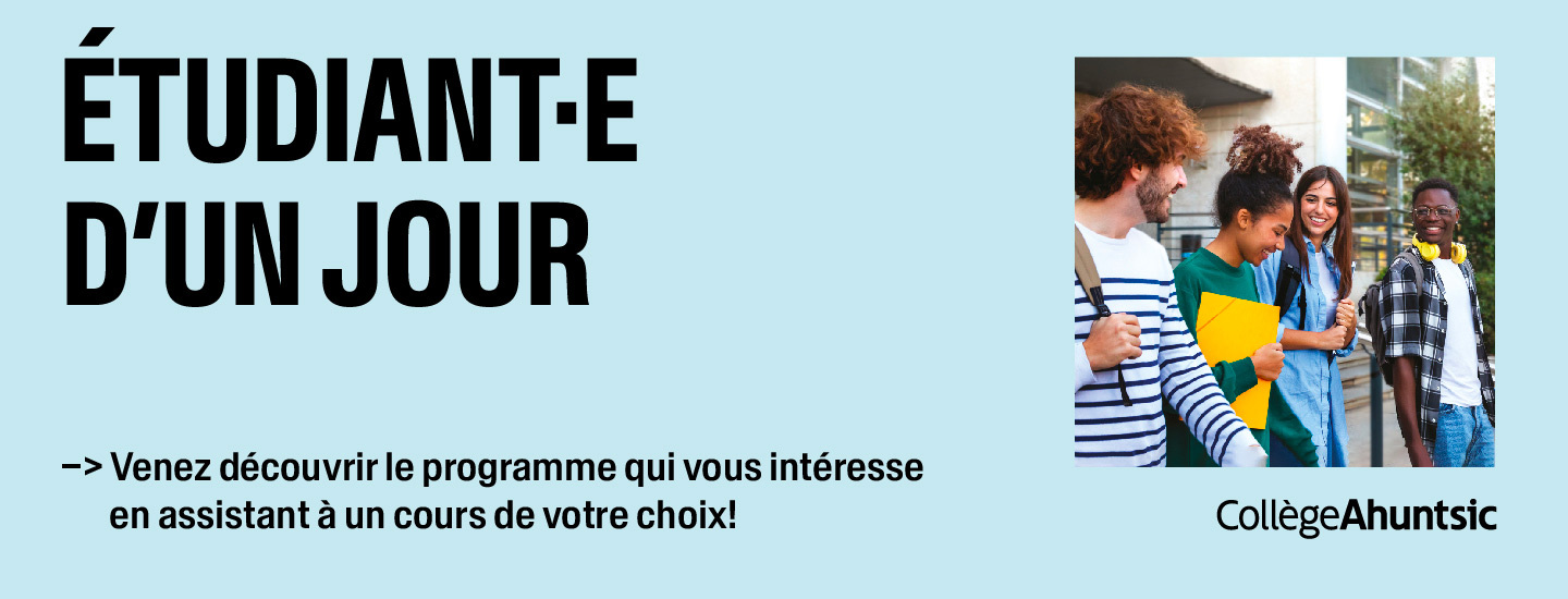 Étudiant·e d'un jour - Entête