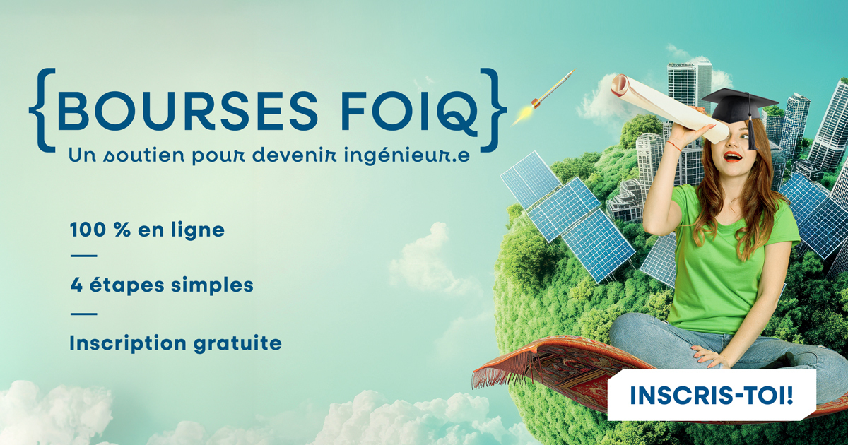 Bourses 2025-2026 de la Fondation de l'Ordre des ingénieurs du Québec
