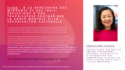 À la rencontre des migrants et des Inuits