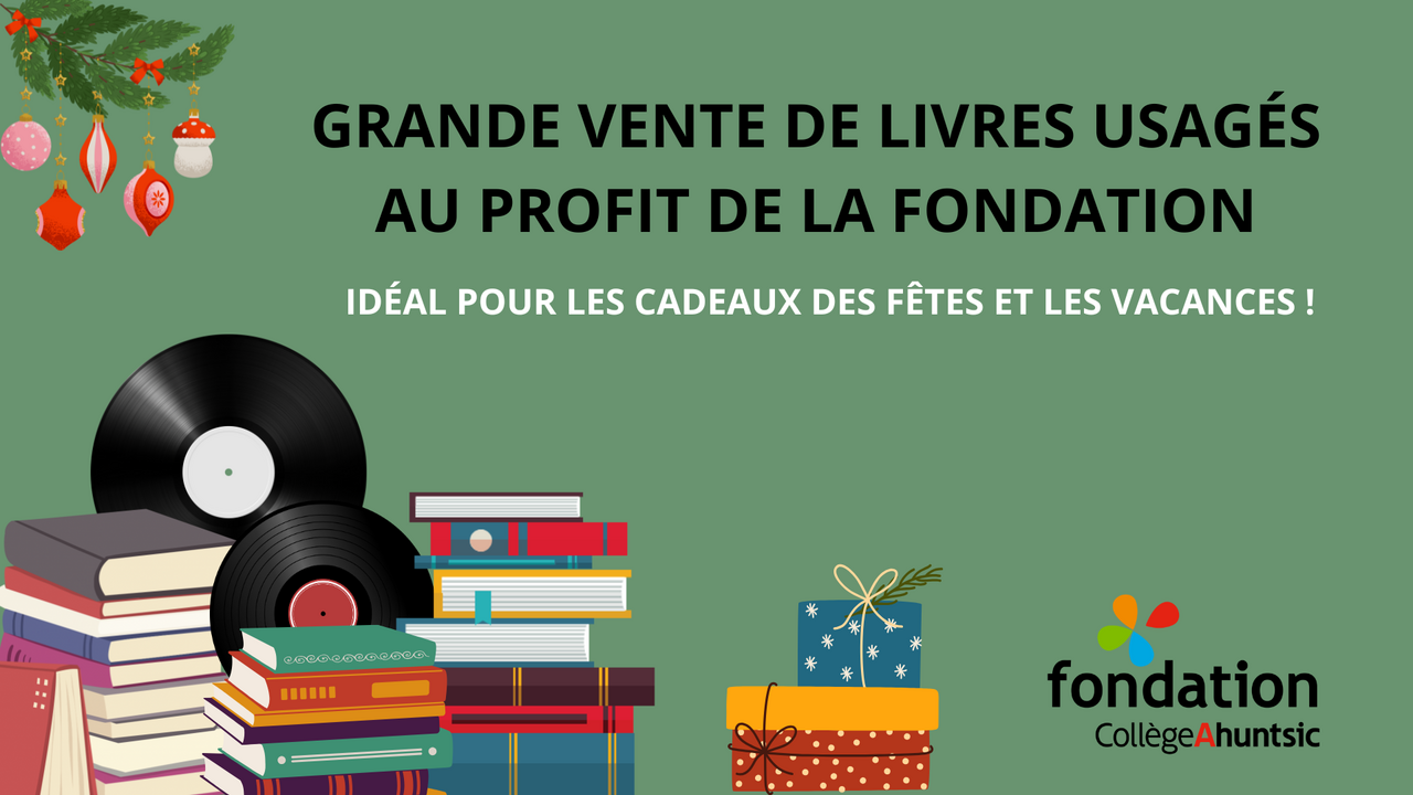 Fondation - tuile vente de livres NOEL