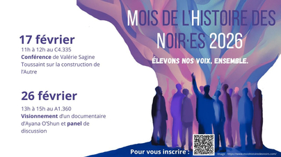 Mois de l'histoire des noirs 2026