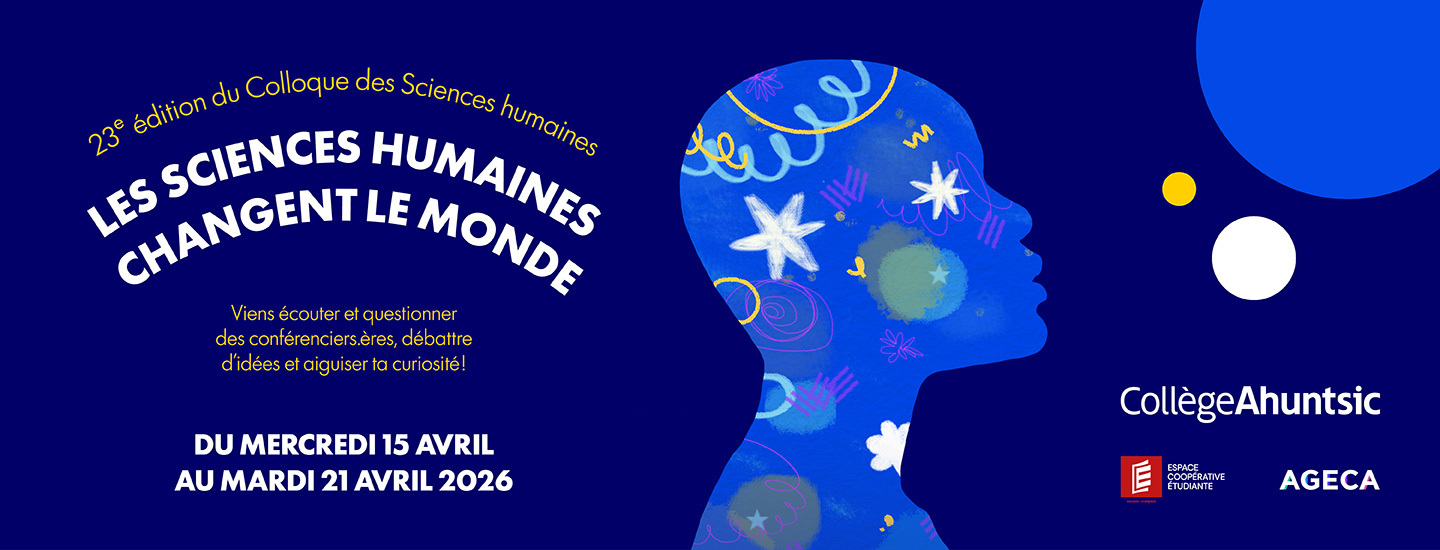 Colloque des Sciences humaines 2026 - Bannière
