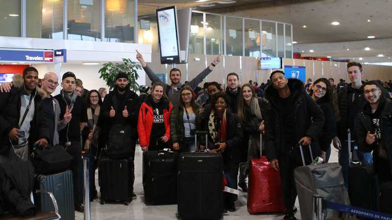 Séjour d'études France 2018 gestion groupe aéroport