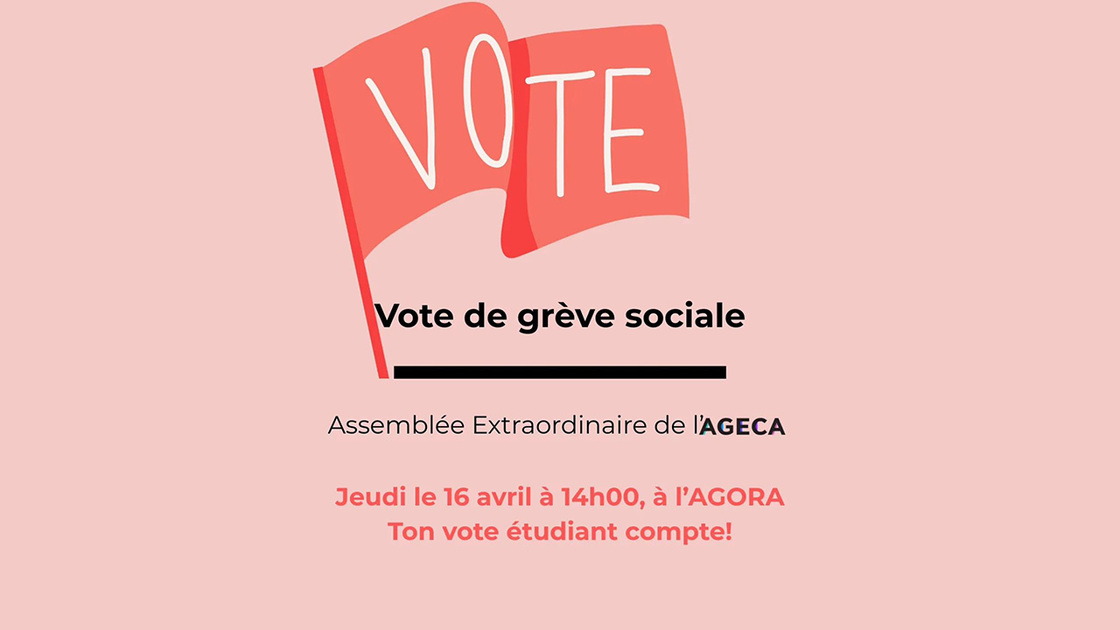 Vote de grève sociale : ton vote compte!