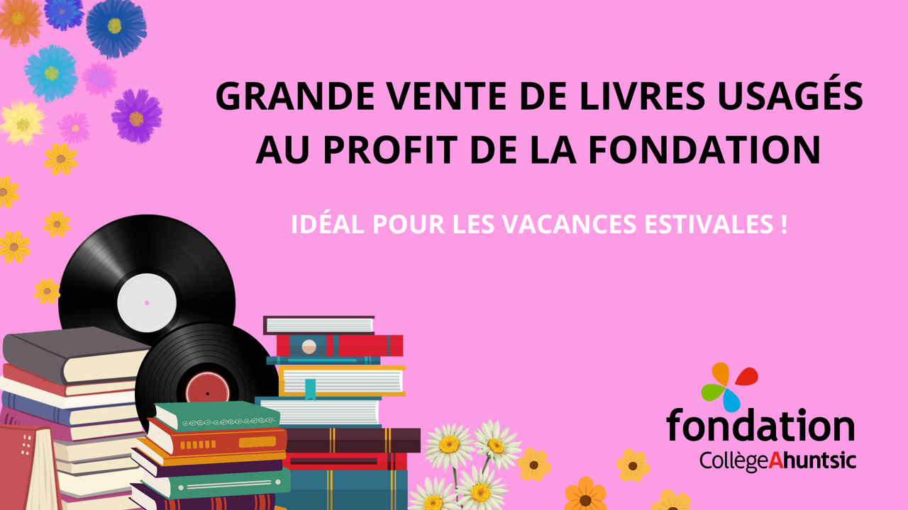 Fondation - visuel tuile vente livres printemps