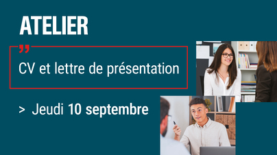 Atelier CV et lettre de présentation