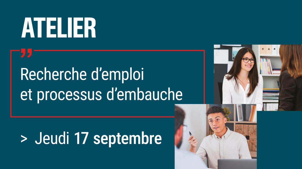 Ateliers pour la recherche d'emploi et de stage