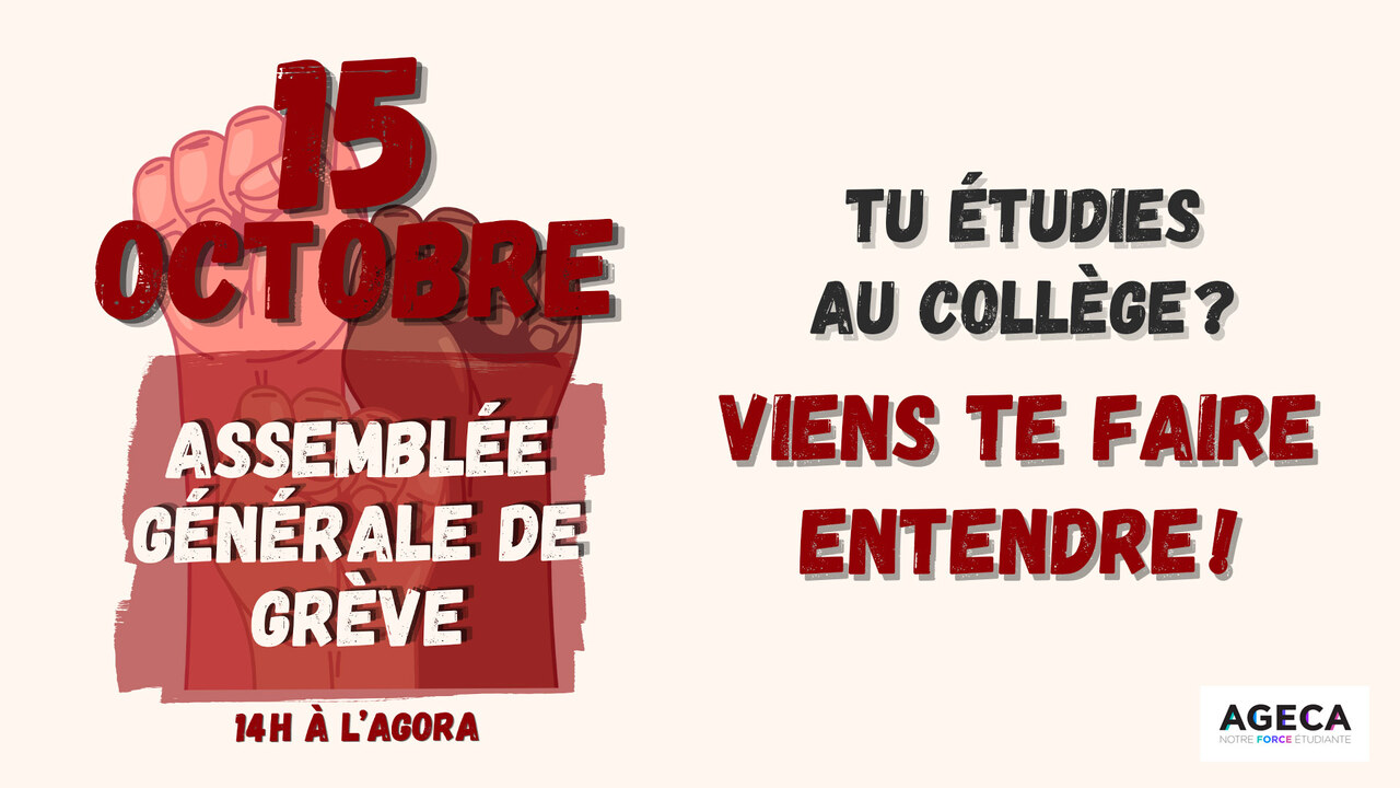 Assemblée générale de grève - 15 octobre 2026