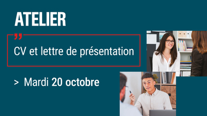 Atelier CV et lettre de présentation