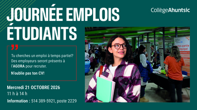 Journée emplois étudiants du 21 octobre 2026
