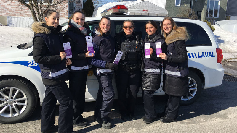 Étudiantes Techniques policières Laval agente