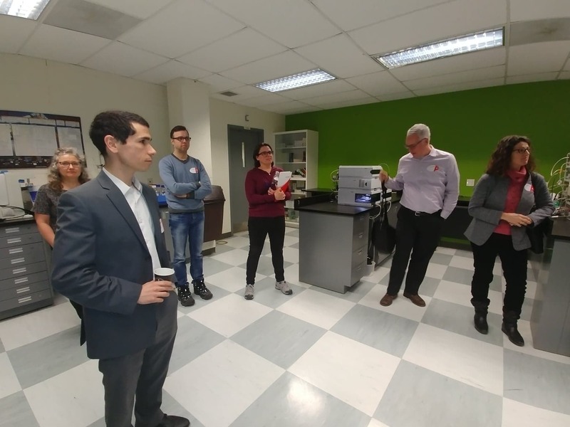 Horizon 2020 visite laboratoire
