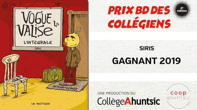 Prix BD des collégiens GAGNANT 2019!