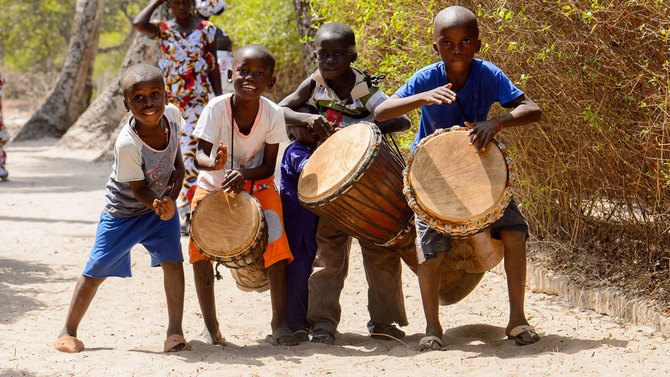 Enfants au Sénégal