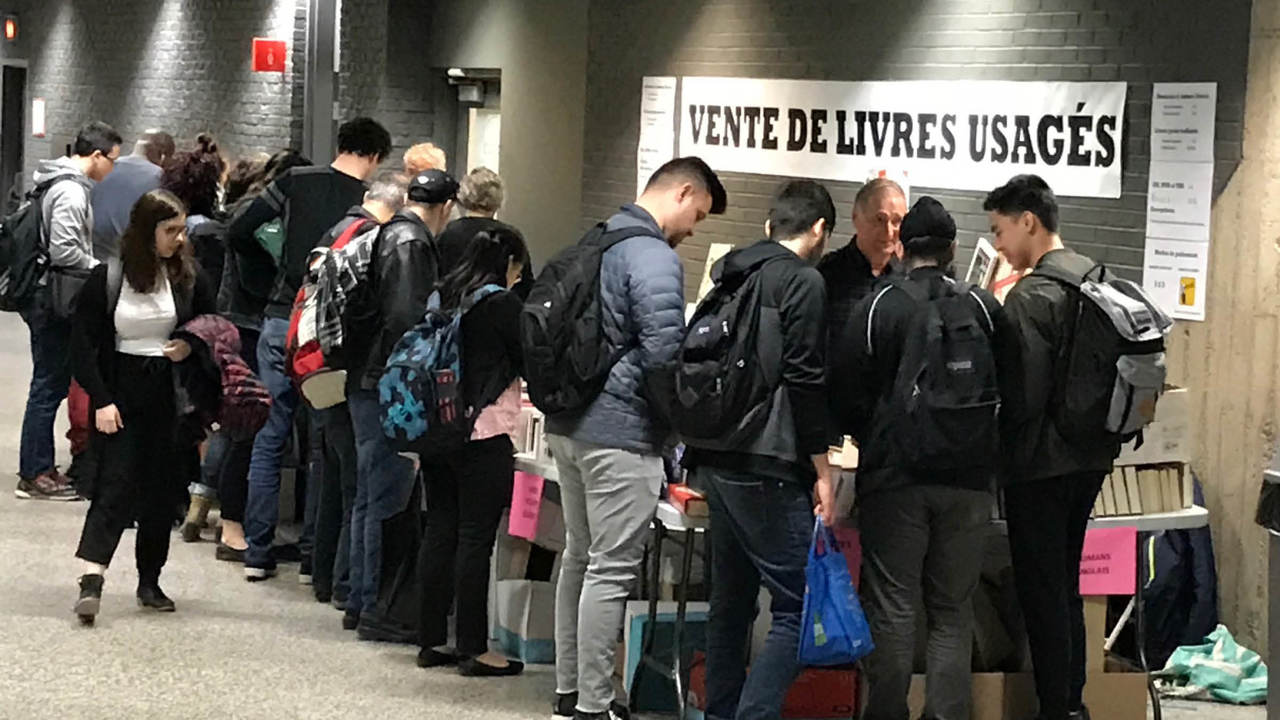 Vente de livres post event