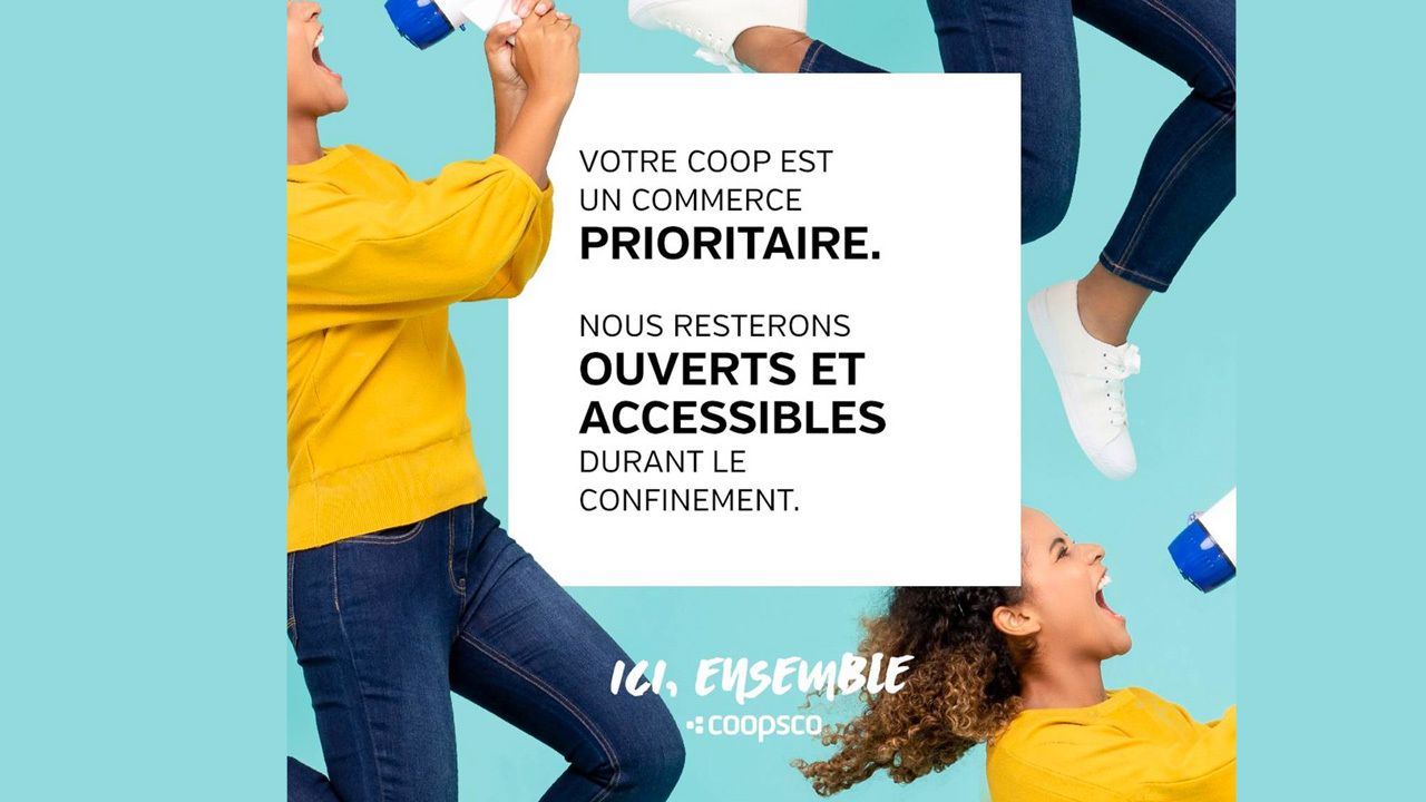 Coop ouverte pandémie