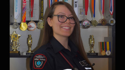 Geneviève McSween, étudiante en Soins préhospitaliers d’urgence