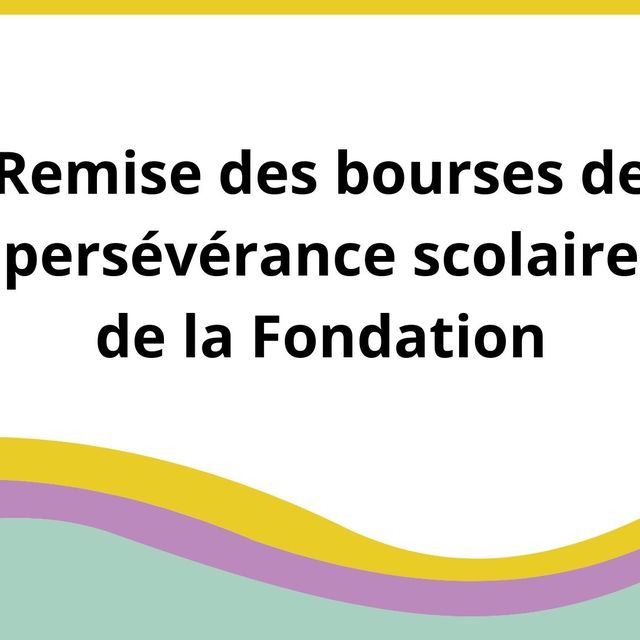 Fondation - bourse persévérance H23 tuile
