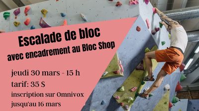 escalade de bloc