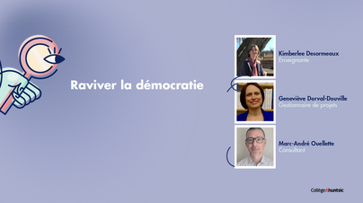 20e Colloque SH - Raviver la démocratie