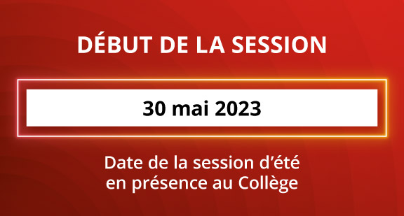 30 mai - Début de la session
