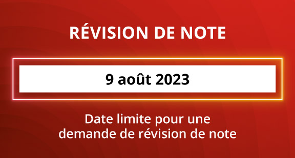 9 aout - Révision de note