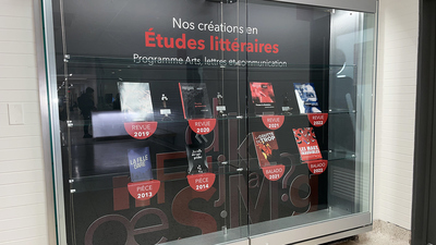 Études littéraires - vitrine