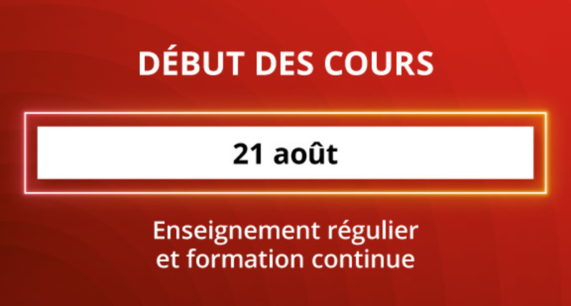 Début des cours - A23