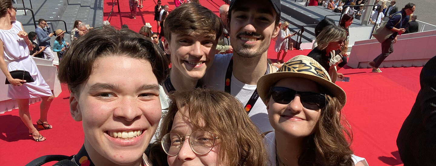 Étudiants de cinéma à Cannes 2023