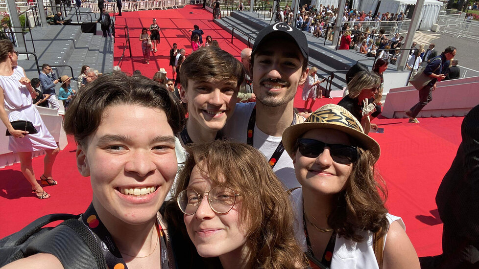 Étudiants de cinéma à Cannes 2023